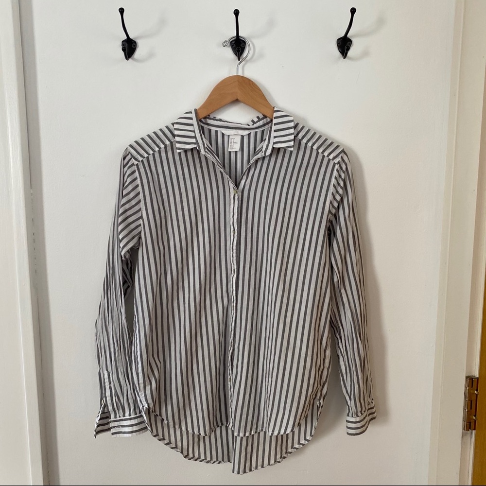 Striped Button-Up - Picture 3 of 5